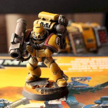 Rocket launcher marine by GreenGrin