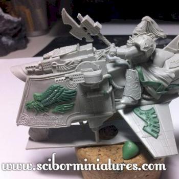 SF Roman Legionary on Jet Bike by Scibor