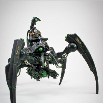 Necron Triarch Stalker by kronkle