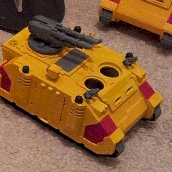 Imperial Fists Razorback (2) by PaganLinuxGeek