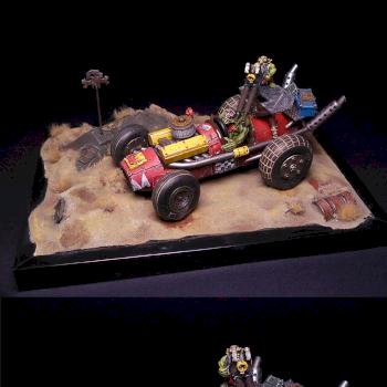 Ork Warbuggy - Golden Demon and Hussar Finalist by Zgryd