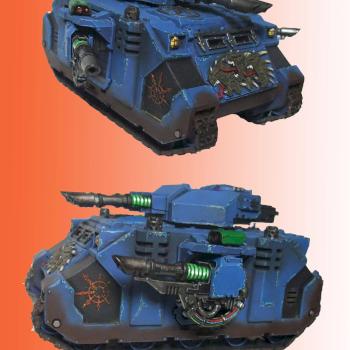 Alpha Legion Predator tank MkIVc by Eland