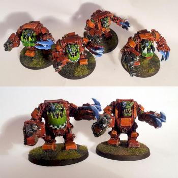 Green Skullz Mega Nobz by Piotrkov