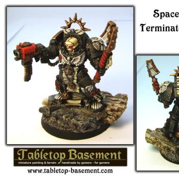 Space Marine Terminator Chaplain by Burns