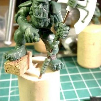 Blood axe Nob WIP by Troll kim