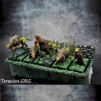 Dire wolves by Terecius