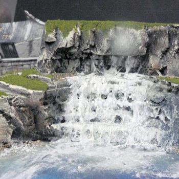 COMMISSION 18Pc 6+ ft River+Falls WARGAME TERRAIN by Foofighterubu