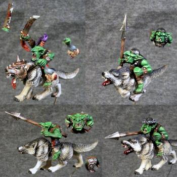 Goblin Wolf Riders by Grigory