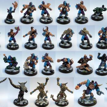 Blood Bowl Chaos Pact Team by Burgemeester
