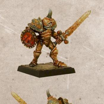 CHAMPION OF NURGLE WITH SWORD by loris
