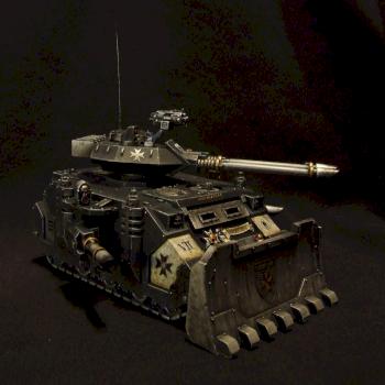 Black Templars 'Zweihander' Predator tankhunter. by Carcharadon