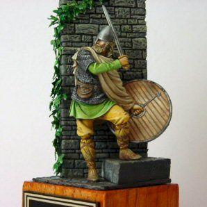 Guerrier viking IX - X siècle de profil - 2 by Antoine