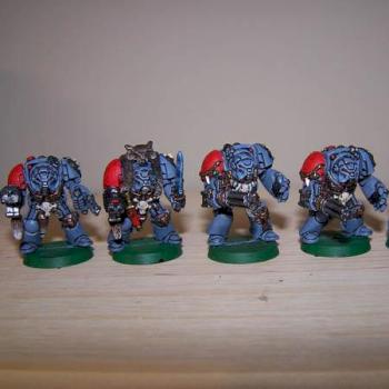 Space Wolf Terminators by Nate B