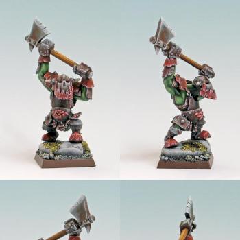 Black Orc w/great weapon by Chortos