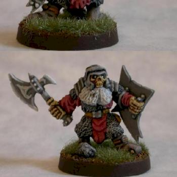 Skeletal Dwarf Soldier by AGProductions