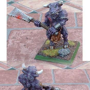 Minotaure de Slaanesh by OstHamp