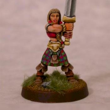 Gael Female w/ 2-Handed Sword by AGProductions