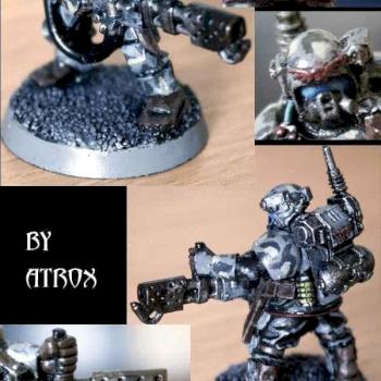Imperial Guard - Stormtrooper with Flamethrower by atrox
