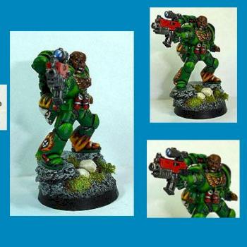 Salamander battle brother (more views) by Gereth