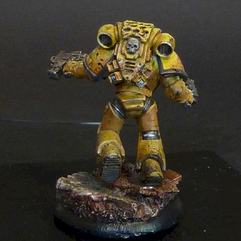 Imperial Fist Space Marine by jarhead