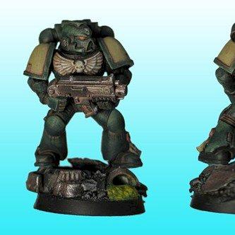 Dark Angels Space Marine by Starfog