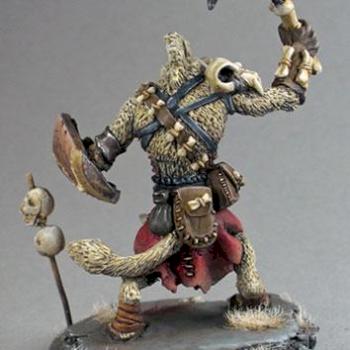 Boneflail, Gnoll cleric by Jabberwocky