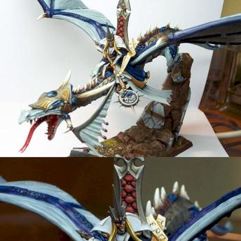 hight elf dragon mage by charliess