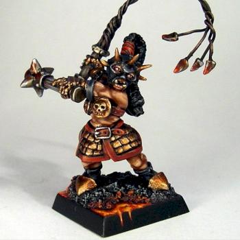 Chaosdwarf Gaoler by Snotling