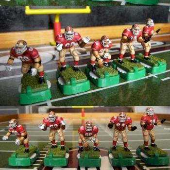 Miniature football pro football 2009 offensive linemen by footballdim