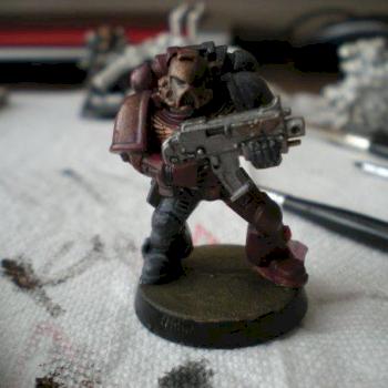 Spear of Omnissiah Marine by overlord309
