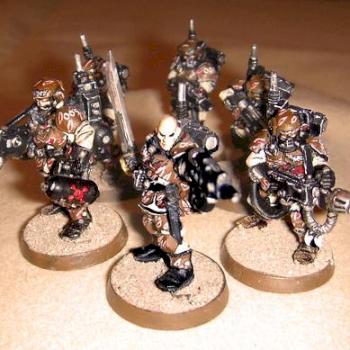 Kasrkin Stormtroopers whit Demolition Charge by plasencia