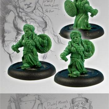 Dwarf greens work in progress by Scibor