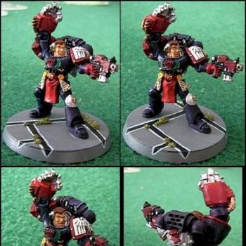 Captain Cortez of the Crimson Fists by Inferno40K