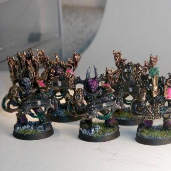 Squad of Slannesh Chosen C.S.M. by crimslain