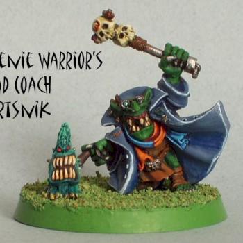 Blood Bowl Goblin Head Coach by Aziraphale