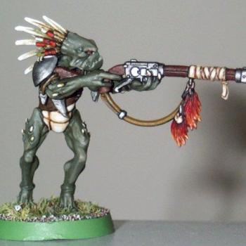 Kroot Warrior by gtblakey