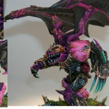 Haedron Painbringer, Space Marine Sorceror Lord by crimslain