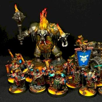Chaos Dwarfs - Helsmiths of Hashut by RhinoAndNavelStudio