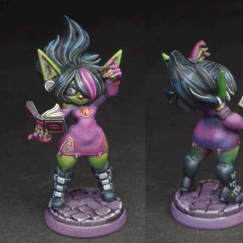Bitter Candy the goblin warlock by GoblinArt