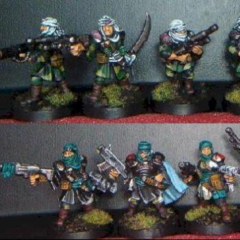 Veterans and Tallarn officials by vetroacciaio