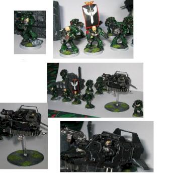 Début de force Dark Angel (boite de base Wh4000K) by Gwal