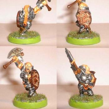 Chainmail Female Dwarf Warrior by TinySoldier