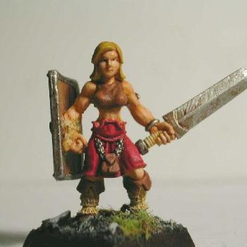 Norse woman by XorgLeZombie