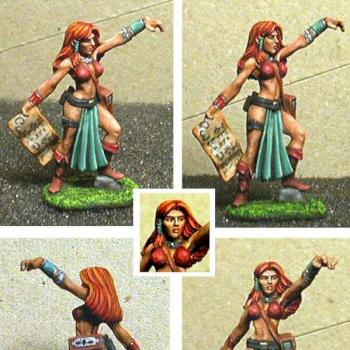 Laurana - 1st metallic mini painted by Dark Schneider123