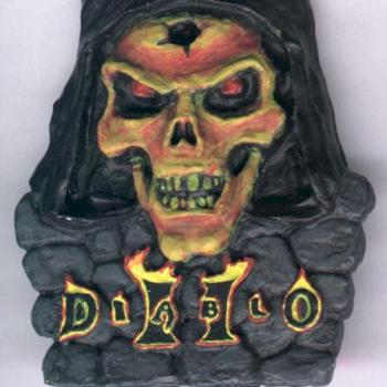 Diablo II Spectre Head by PurrpledOne