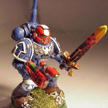 Ultramarines Veteran Sergeant by SolidSnake