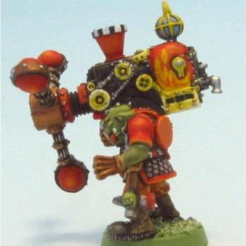 Space Ork with a Shokk Attack Gun by supermillo