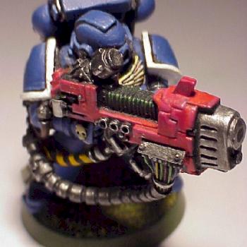 Ultramarines Plasma Devastator by SolidSnake