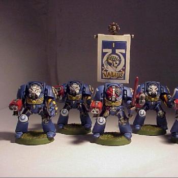 Ultramarines Terminator Squad by SolidSnake