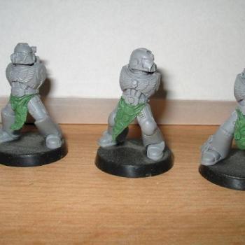 Salamander Space Marines WIP by gelaendeguru
